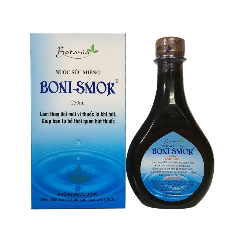 Boni-smok - Nước súc miệng cai thuốc lá