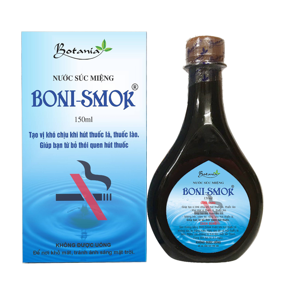 Sản phẩm Boni-Smok của công ty Botania dành cho người muốn bỏ thuốc lá