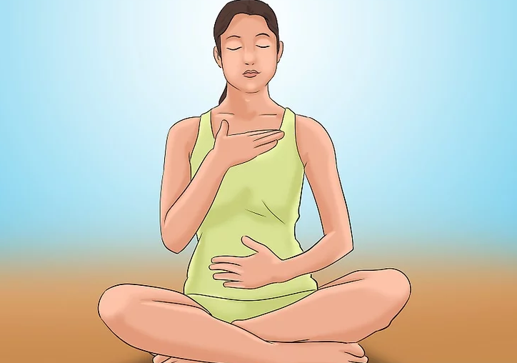 Khi đã thở quen, bạn có thể tập thở ở tư thế ngồi