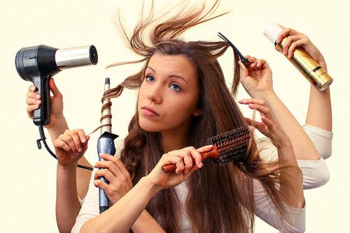 Thói quen chăm sóc tóc không tốt sẽ khiến cho tóc dễ gãy rụng