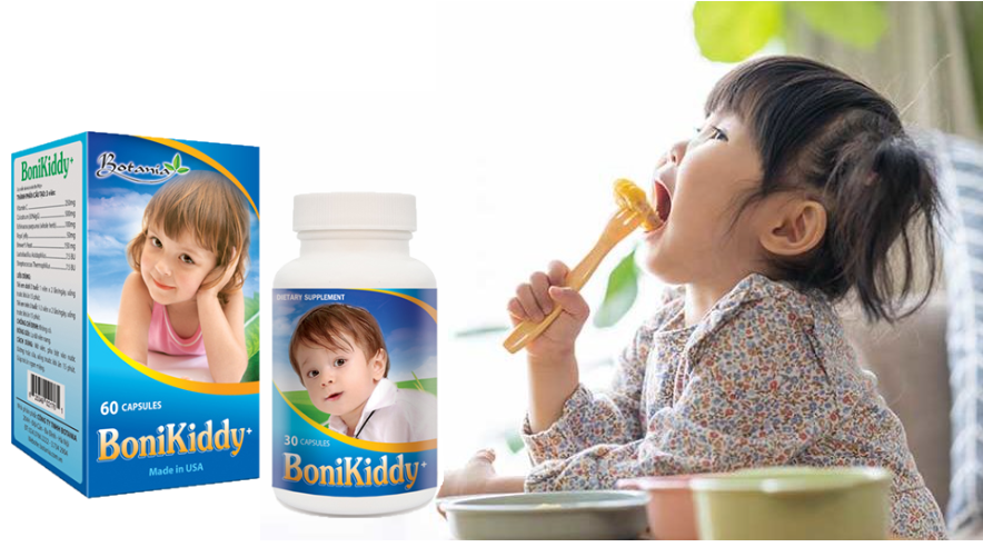 BoniKiddy + - Giải pháp đến từ Mỹ giúp trẻ ăn ngon và hấp thu tốt hơn