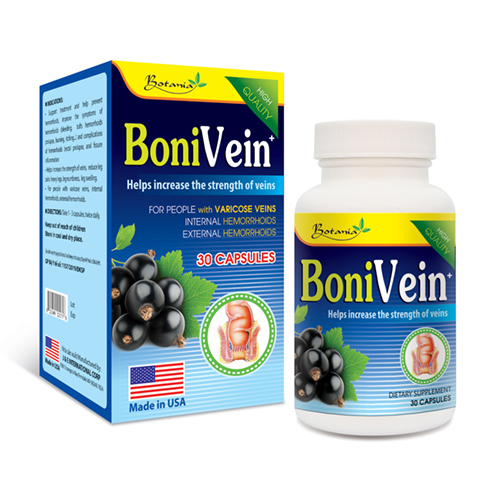 BoniVein của công ty Botania dành cho người bệnh trĩ