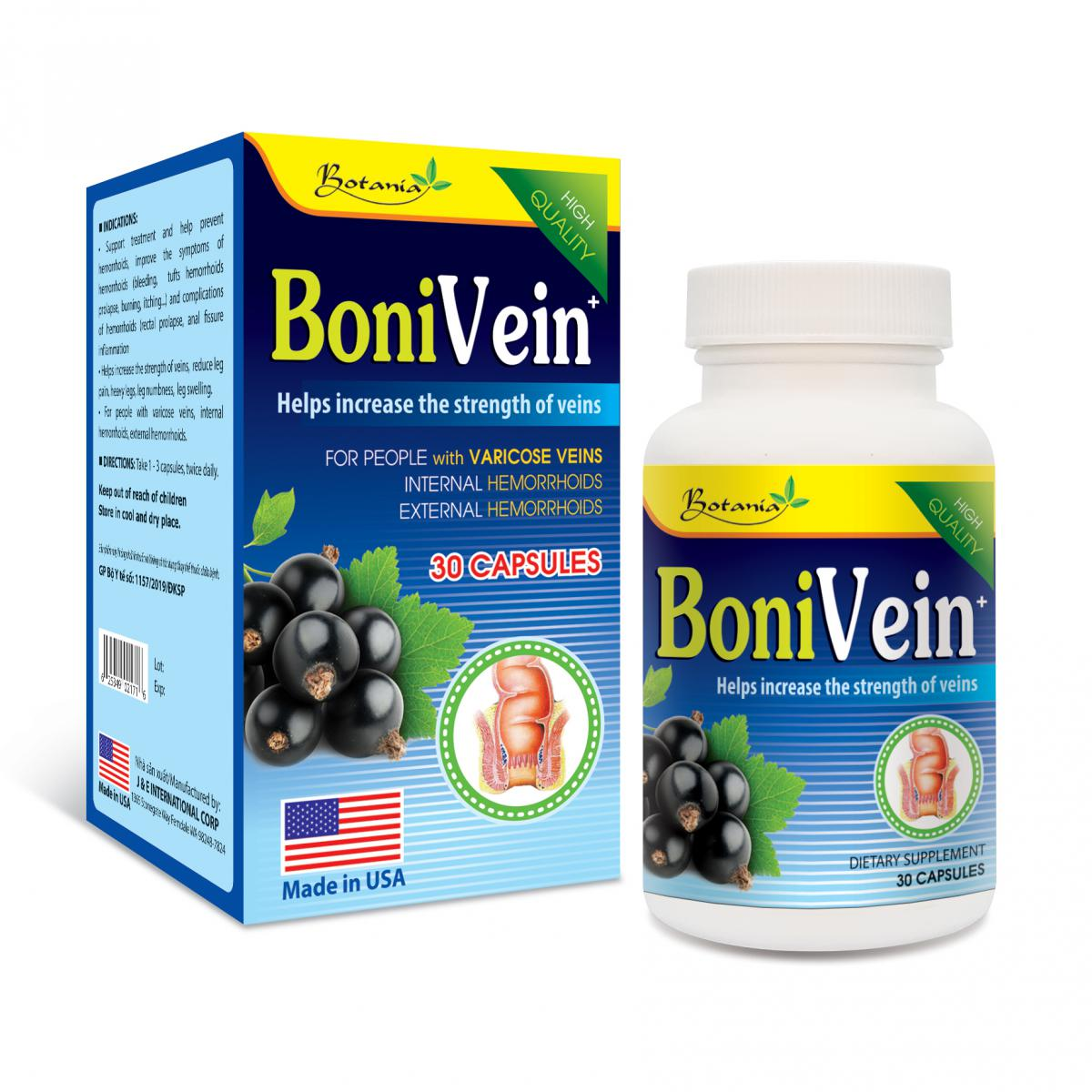 BoniVein+ - Sản phẩm toàn diện dành cho người bị trĩ