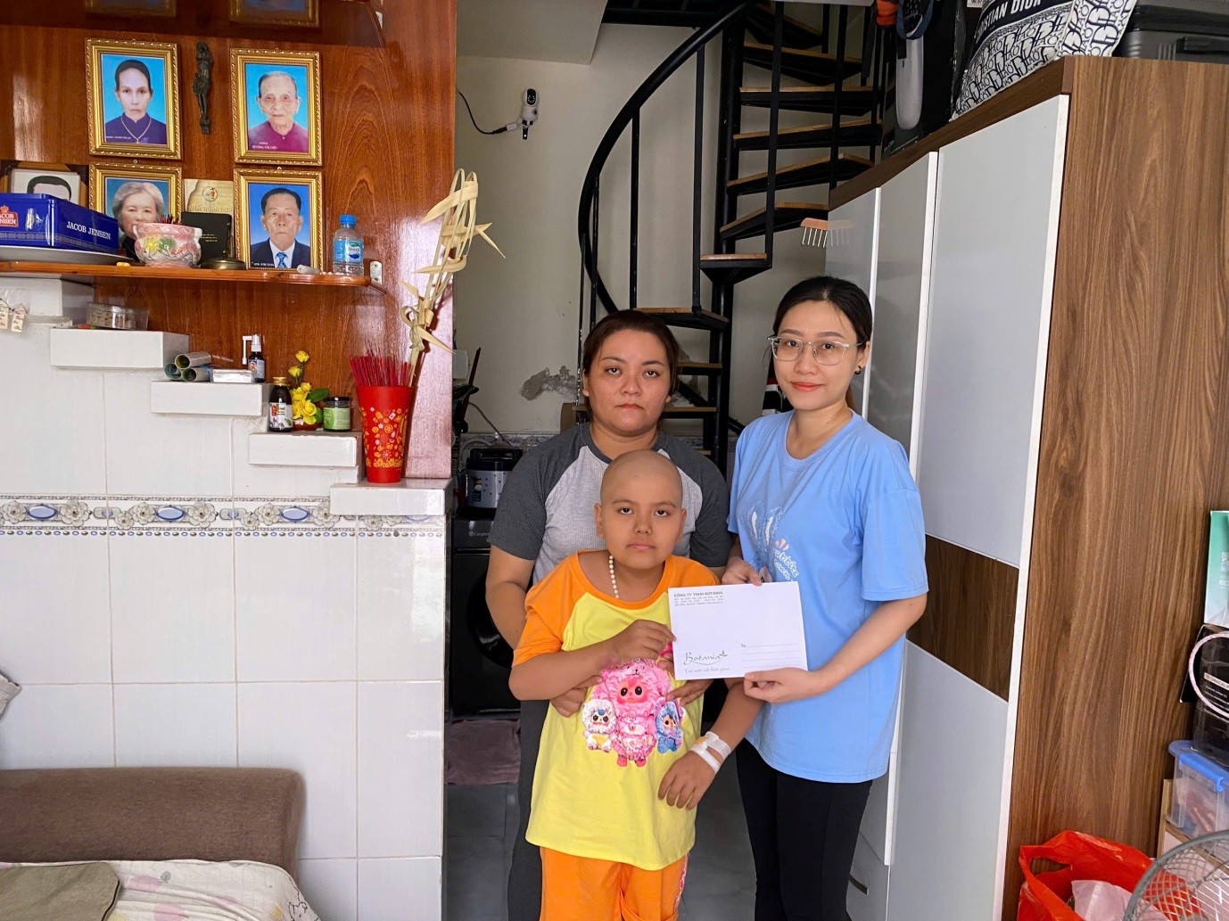 Công ty Botania mang yêu thương đến phòng trọ 20m2