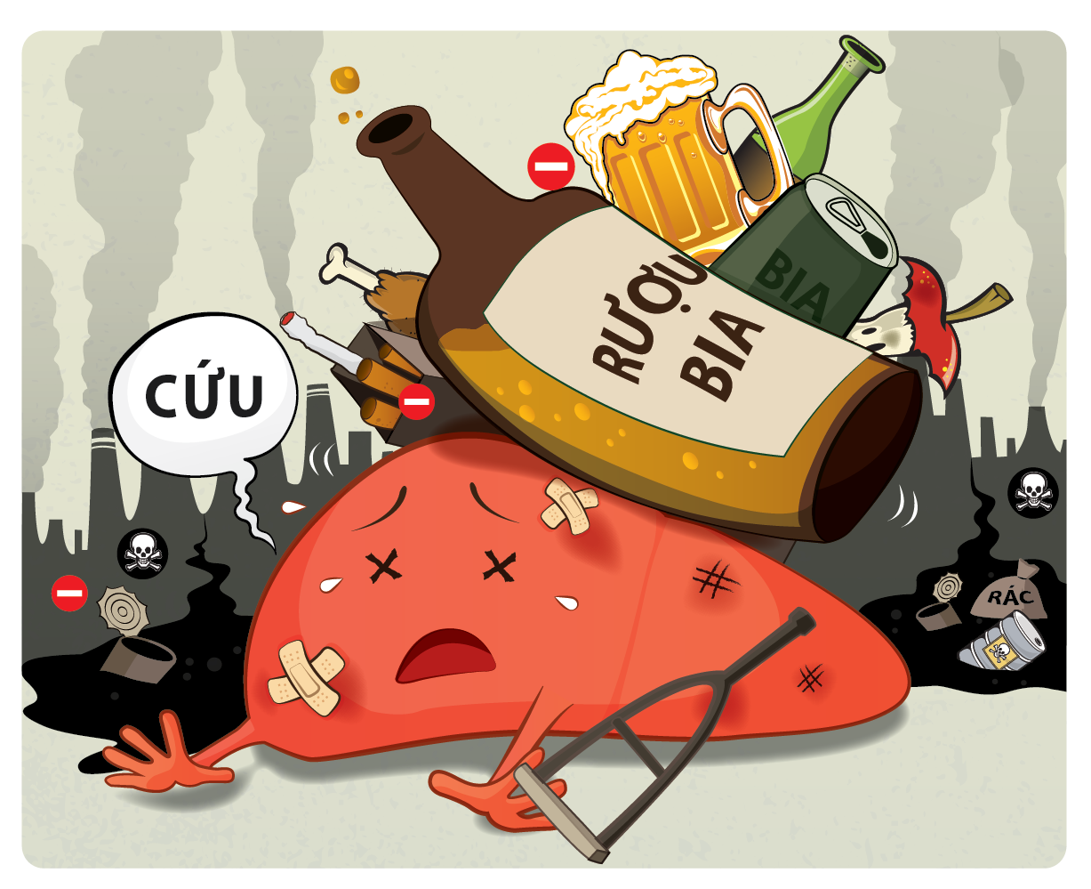 4 tác hại của rượu bia lên cơ thể